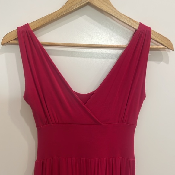 Pink midi Skyler dress, Canadian made size xs - Picture 2 of 4
